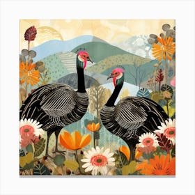 Bird In Nature Turkey 4 Canvas Print