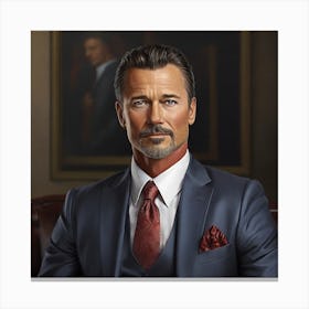 Man In Suit Canvas Print