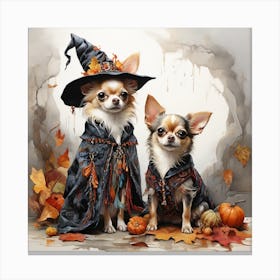 Two Witches Canvas Print