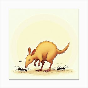 Kangaroo 6 Canvas Print