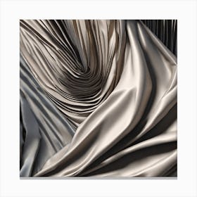 Abstract Silk Fabric Canvas Print