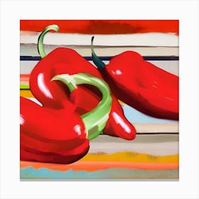 Red Hot Chilies Canvas Print
