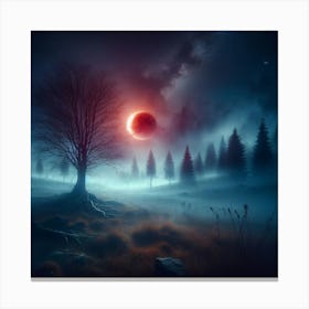 Eclipsing Sun Canvas Print