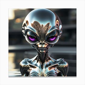 Cute Alien 2 Canvas Print