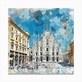 Milan Cathedral 2 Canvas Print