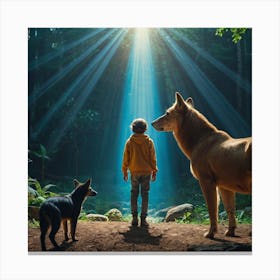 human-animal-relation-2 Canvas Print