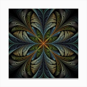 Fractal Art Abstract Pattern 1 Canvas Print