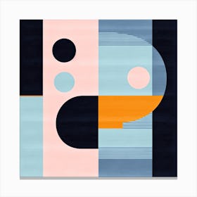 Otherworldly Waltz: Squares and Circles Fantasy Canvas Print