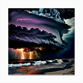 Stormy Night Canvas Print