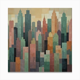 New York City Skyline 5 Canvas Print