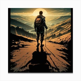 Walking Dead Canvas Print