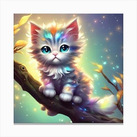 Cute Kitten 16 Canvas Print