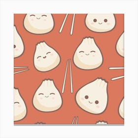 Dumplings Pattern 1 Canvas Print