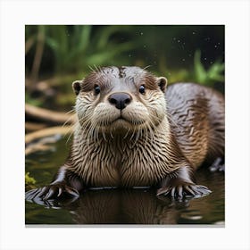 Otter Canvas Print