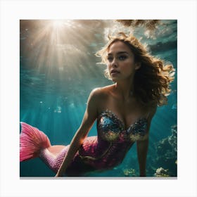 Little Mermaid 4 Canvas Print