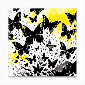 Butterflies In Flight 1 Canvas Print