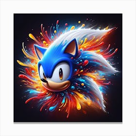 Sonic The Hedgehog, Sonic The Hedgehog, Sonic The Hedgehog, Sonic The Hedgehog, S Canvas Print