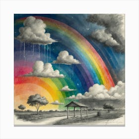 Rainbow In The Sky 1 Canvas Print