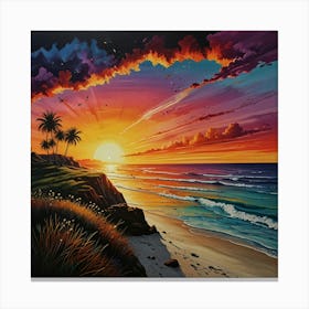 Default Sunset Dreamer Art 0 Canvas Print