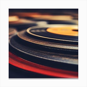 Vinyl Records 10 Canvas Print