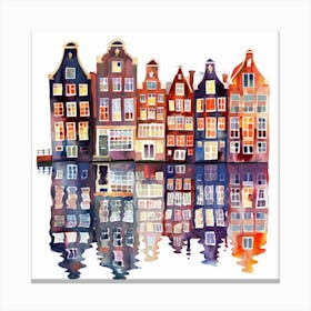 Amsterdam Houses 3 Canvas Print