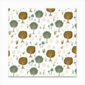 Forest trees Canvas Print