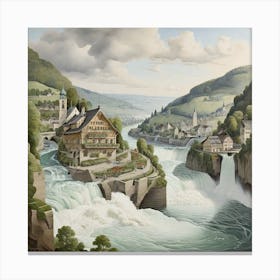 Swiss Landscape Canvas Print