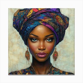 African Woman 3 Canvas Print