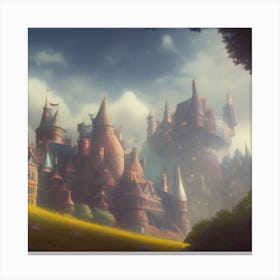 Castle Stock Videos & Royalty-Free Footage Canvas Print