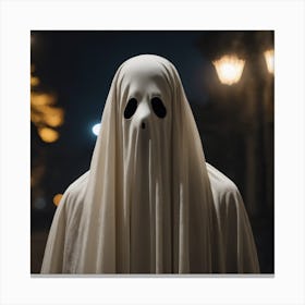 Ghost At Night Canvas Print