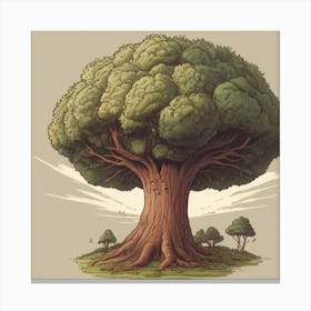 sad tree Canvas Print