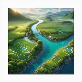 Asian Landscape 6 Canvas Print