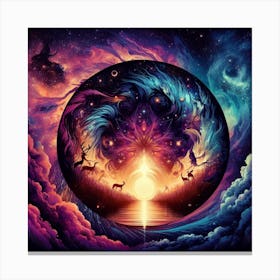 Psychedelic Painting Canvas Print