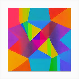 Bright angles Canvas Print