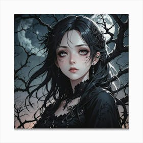 Gothic Girl Canvas Print