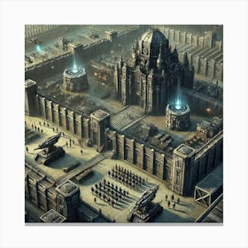 Iron Commonwealth Defensive Fortress Canvas Print