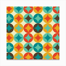 Modern Retro Pattern 02 Canvas Print