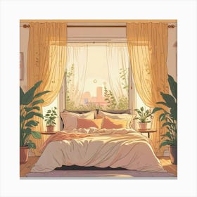 Bedroom Art Print Canvas Print