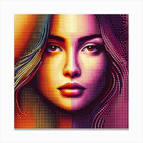 Pixel Art Canvas Print