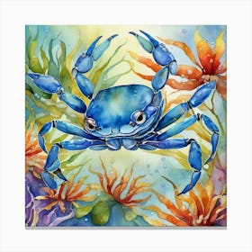 Blue Crab 1 Canvas Print