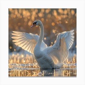 Beautiful Swan 9 Canvas Print