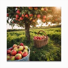 Apple Orchard 1 Canvas Print