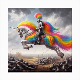 RAINBOW KNIGHT 2 Canvas Print