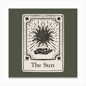 The Sun Canvas Print