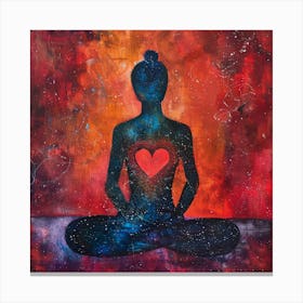 Meditative Heart 1 Canvas Print