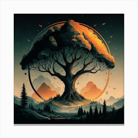 Tree Of Life 4 Canvas Print