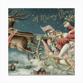 Vintage Christmas 8 Canvas Print