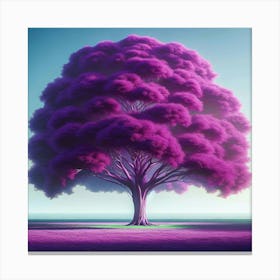 Purple Tree 1 Canvas Print