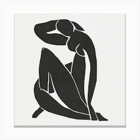 Black Woman - Matisse Canvas Print