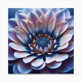 Dahlia Flower Canvas Print